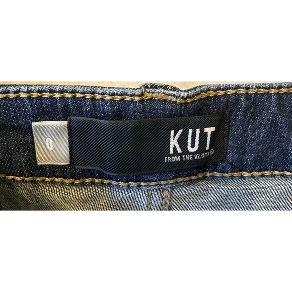 KUT from the KLOTH SHORTS Jeans Womens 0 Gidget Fray Denim 4” Inseam - Picture 10 of 16